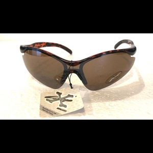 Xloop jr size tortoise frame black wrap lens